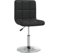 vidaXL Chaise de salle à manger - Noir
