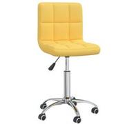 Chaise vidaxl H. 74.5 cm empilable non pliable en plastique interieur jaune jaune G
