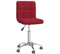 Chaise Vidaxl H. 74.5 cm non pliable en plastique interieur rouge rouge