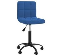 vidaXL Chaise pivotante Bleue