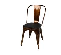 Chaise vintage Liv H84 cm - Doré et noir