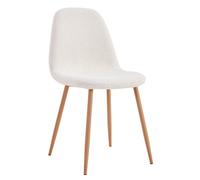 HOME DECO FACTORY -HD7622 - Lot de 4 Chaises Bouclette Freya, Assises, Salon, Salle à Manger