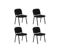 XT 600 lot de 4 - Chaise à quatre pieds noir
