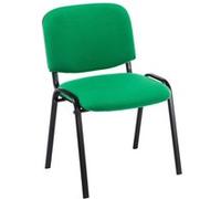 Chaise visiteur Ken tissu , Vert Vert G