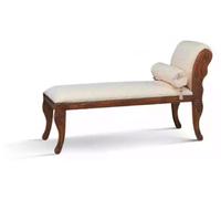 Chaiselounge Meubles Lounge Meubles italiens Chaise longue Blanc Canapé Relax Nouveau
