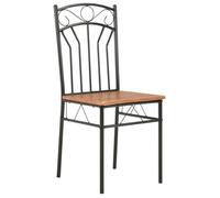 Chaises à manger - MDF - Lot de 6 - Brun - Style industriel