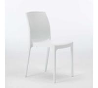 chaises années 20 Chaise de cuisine Chaise de salle à manger Bohème Grand Soleil - Blanc