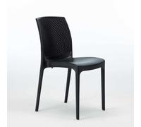 chaises années 20 Chaise de cuisine Chaise de salle à manger Bohème Grand Soleil - Noir