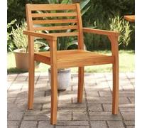 vidaXL Chaises de jardin 4 pcs. 59x55x85 cm bois massif acacia