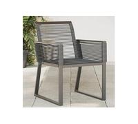 vidaXL Chaises de jardin 4 pcs. noir poly rotin