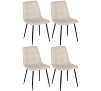 Chaises de salle à manger Antibes - Velours