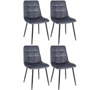 Chaises de salle à manger Tilde - Velours