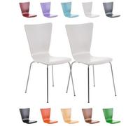 Chaises empilables - CLP - AARON - Métal - Bois - Ergonomique