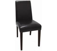 Chaises en simili cuir noires Bolero - x 2 G