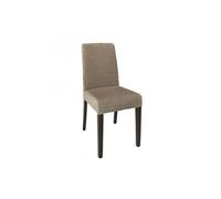 Chaises en tissu beige Bolero - x 2 Beige G