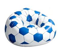 Chaises gonflables - Canapé à gonflage rapide sur le thème du football, sièges d'air portables, fauteuil lounge léger pour camping, festival en plein air, utilisation en voyage, piscine, jardin
