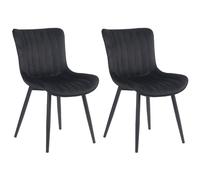 Chaises Largo - Lot de 2 - Velours