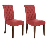 Chaises Lisburn tissu ou velours