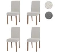 Chaises Littau - Crème tissu