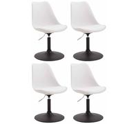 Chaises Maverick B en plastique - Lot de 4