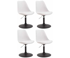 Chaises Maverick B en plastique - Lot de 4