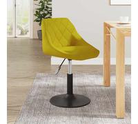 Chaises pivotantes à manger lot de 2 Noir Velours chaise fauteuil vidaXL