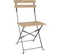 Chaises pliantes Bolero style Pavement, aspect bois, Perth, lot de 2