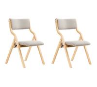 SoBuy Chaise Pliante Imbottie Gris Clair 42x40x80 cm FST40-HGX2