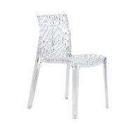 Chaises Polycarbonate Transparent Empilable Salle à Manger Grand Soleil Gruvyer
