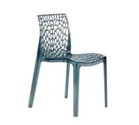 Chaises Polycarbonate Transparent Empilable Salle à Manger Grand Soleil Gruvyer