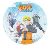 Chaks 12802-NA, Paquet de 8 Assiettes en carton 23cm Naruto ®