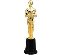 Chaks 13776, Statuette Trophée récompense Star en Plastique doré 22cm