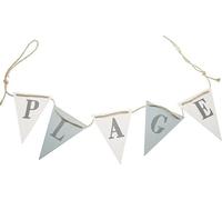 Chaks 80144, Guirlande Plage avec 5 fanions en Bois, 93cm