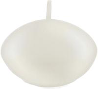 Chaks 80296-40, Set de 6 bougies FLOTTANTES, Blanc Nacré