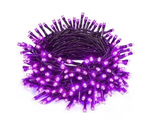 Chaks - Guirlande lumineuse LED pour l'intérieur et l'extérieur | 8 modes d'éclairage, câble noir, adaptateur secteur, pour fenêtres, jardin, balcon et décorations saisonnières