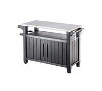 /Chalet-Jardin 12-931336 Grand Buffet Barbecue Résine Marron 123 x 54 x 90 cm