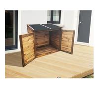 CHALET & JARDIN Coffre de jardin en bois Trocadero 600 - Capacité 600 L