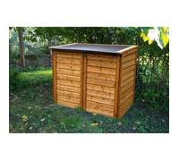 CHALET & JARDIN Coffre de rangement 1350L - 150x98x130cm - Marron