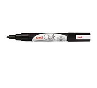 UNIBALL Marqueur craie 10391 – Pointe conique fine 0,9-1,3 mm – Noir