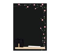 Chalkboards UK Petit Tableau mémo imprimé avec Plateau, Craie et Gomme en Feutre, 29,7 x 20,7 x 1 cm