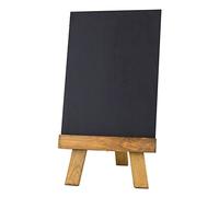 Chalkboards UK WC127 Chevalet de table et tableau noir, bois, chêne foncé, 29,7 x 21 x 0,6 cm