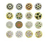 CHALKE Rivets, 1PC 6mm Mosaïque Broches Rivets for Couteau Poignée Vis Laiton Mosaïques Rivets Ongles Tube en Acier Plus Design Style Exquis Longueur 90mm (Color : Style 10)