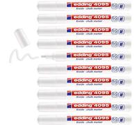 Chalkstift edding 4095 autour du blanc 2-3 mm | 10 morceaux