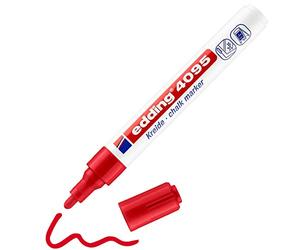 Chalkstift edding 4095 rond rouge 2-3 mm blister