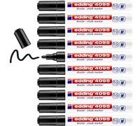 Chalkstift edding 4095 Round Black 2-3 mm | 10 morceaux