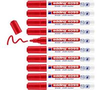 Chalkstift edding 4095 Round rouge 2-3 mm | 10 morceaux