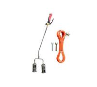 Chalumeau à gaz 2 Bruleurs Ø 60 mm Turbo Détendeur gaz 4.0 bar Tuyau 5m