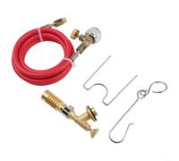 Chalumeau à pour gaz Propane pour mapp avec Tuyau 1,6M Chalumeau | Tuyau sécurisé 1,6M, pour liberté de mouvement, connexion pour facile, pour idéal plomberie, usage professionnel