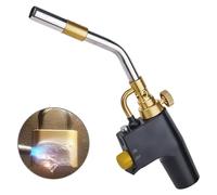 Chalumeau au gaz MAPP propane - Flamme réglable - Brasage et soudure - Flamme bleue intense - Pour brasage et soudure