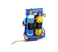 Chalumeau Bi-Gaz Oxygène Propane Pro 3300°C : Kit Complet Soudage & Brasage, Coupe Acier 5 mm, Détendeurs, Manomètres KEMPER